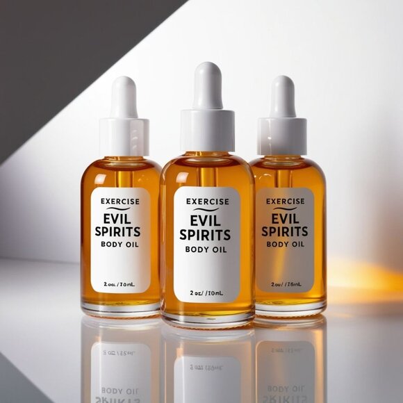 Halloween - Exercise Evil Spirits Body Oil: Purify and Protect - Picture 2 of 3